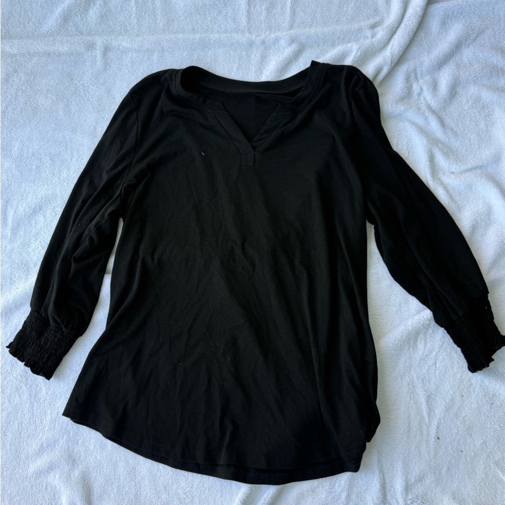 Elegant Black Women's Top